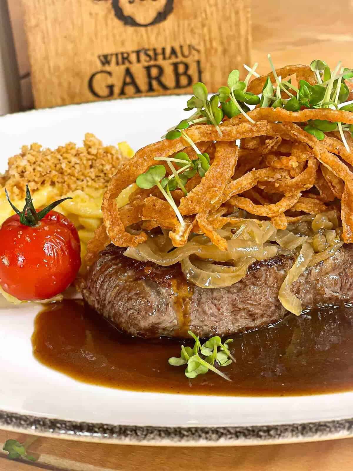 Beispiel Gericht im Restaurant