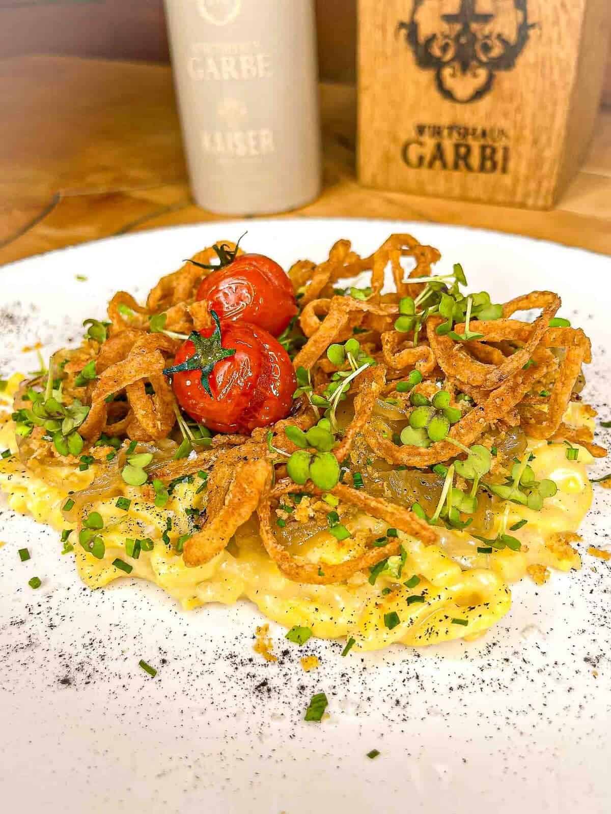 Beispiel Gericht im Restaurant
