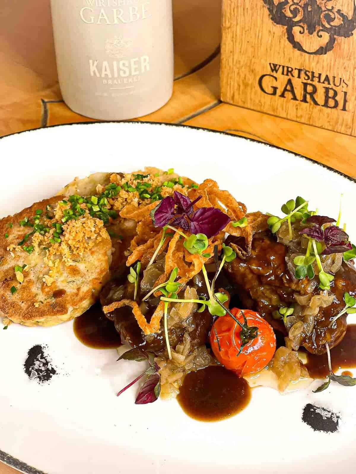 Beispiel Gericht im Restaurant