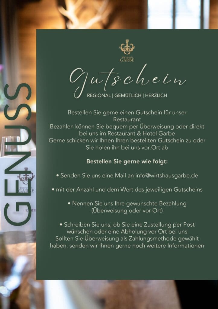 Flyer Gutschein